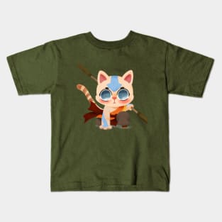 Avatar Aang Kitty Kids T-Shirt